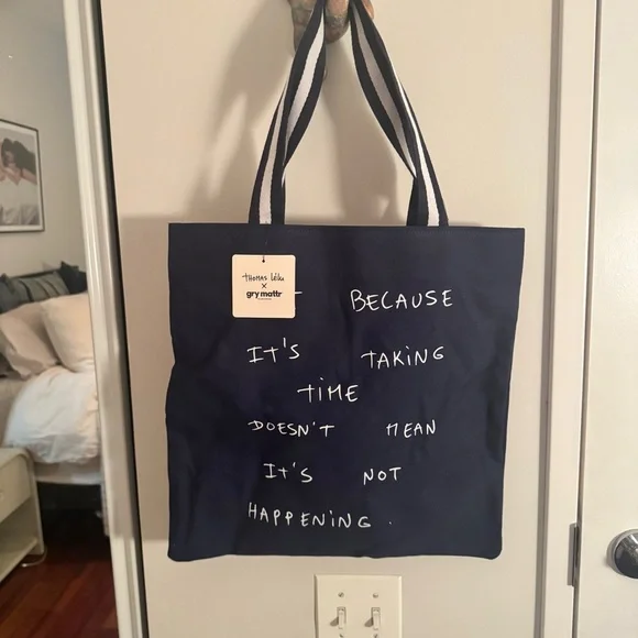 GRY MATTR X THOMAS LELU MARCHÈ TOTE - MIDNIGHT NWT - Picture 3 of 5